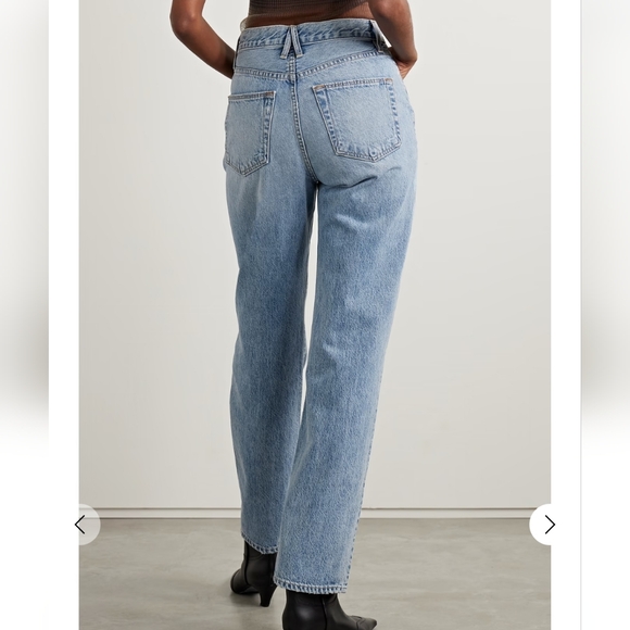 SLVRLAKE London High-rise Straight-leg Organic Jeans Blue Women's 28 - Picture 2 of 13